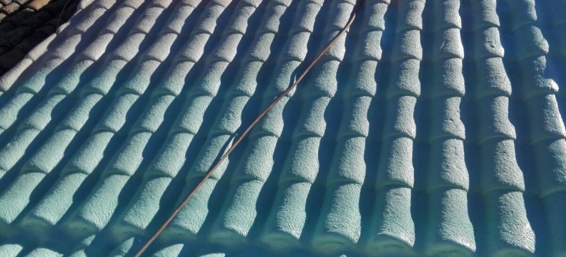 Impermeabilización en tejado de teja mixta